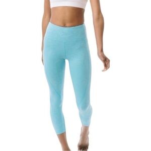 Zyia Active Light N Tight Aqua Paradise Floral Pocket Cropped Leggings Size 6-8